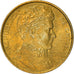 Moneda, Chile, Peso, 1989, Santiago, MBC+, Aluminio - bronce, KM:216.2