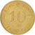 Coin, Hong Kong, Elizabeth II, 10 Cents, 1985, AU(50-53), Nickel-brass, KM:55