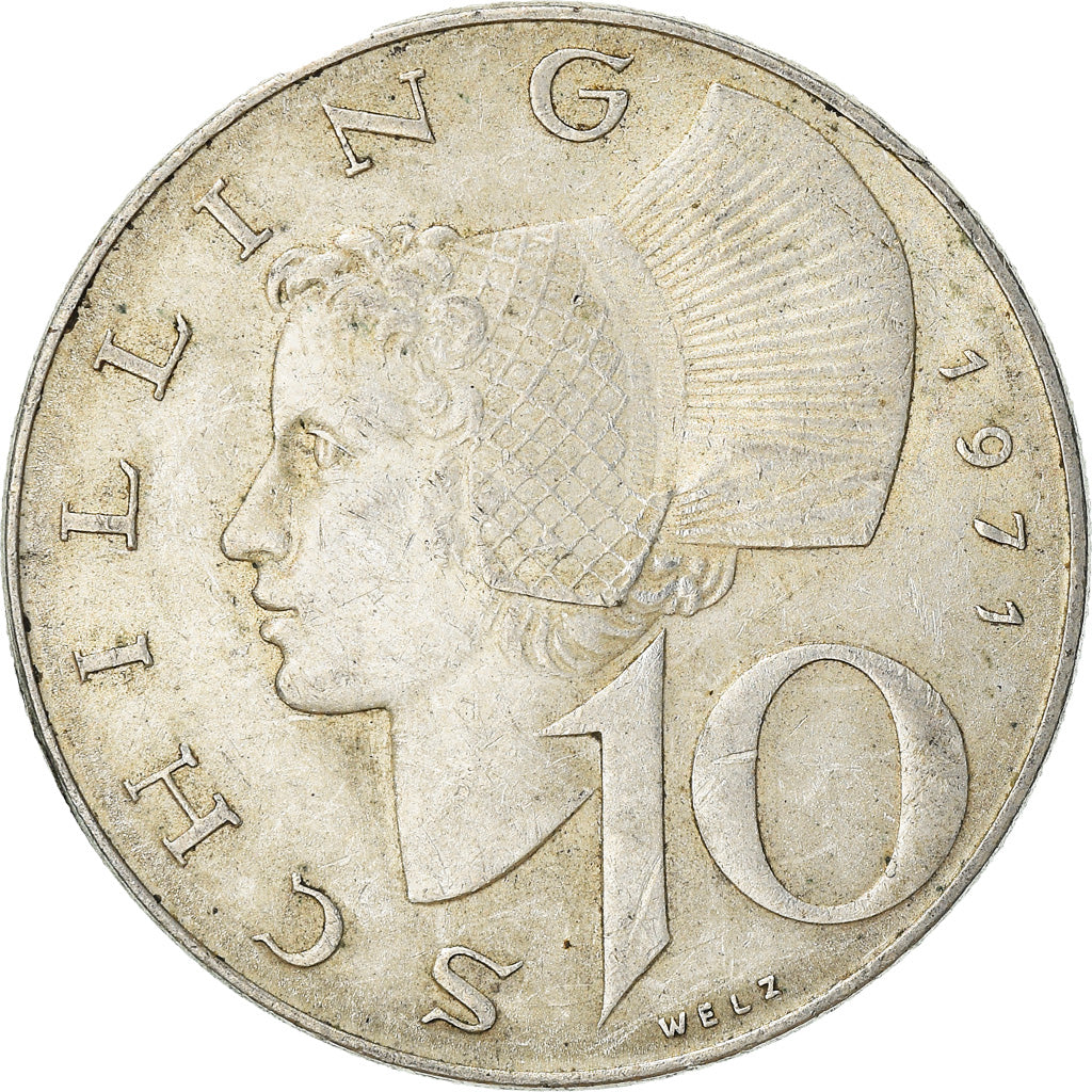 Münze, Österreich, 10 Schilling, 1971, SS, Silber, KM:2882