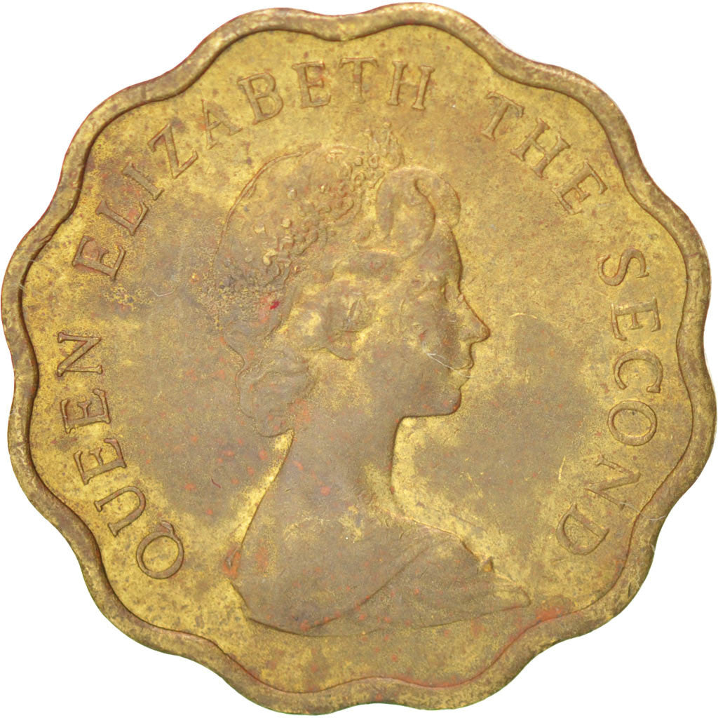 Münze, Hong Kong, Elizabeth II, 20 Cents, 1980, SS+, Nickel-brass, KM:36