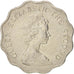 Moneda, Hong Kong, Elizabeth II, 2 Dollars, 1980, MBC+, Cobre - níquel, KM:37