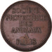 Francia, medalla, Société Protectrice des Animaux, Paris, 1891, Cobre, MBC+