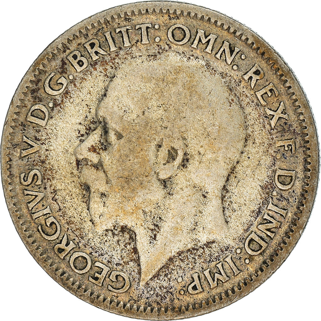 Coin, Great Britain, George V, 6 Pence, 1931, VF(20-25), Silver, KM:832