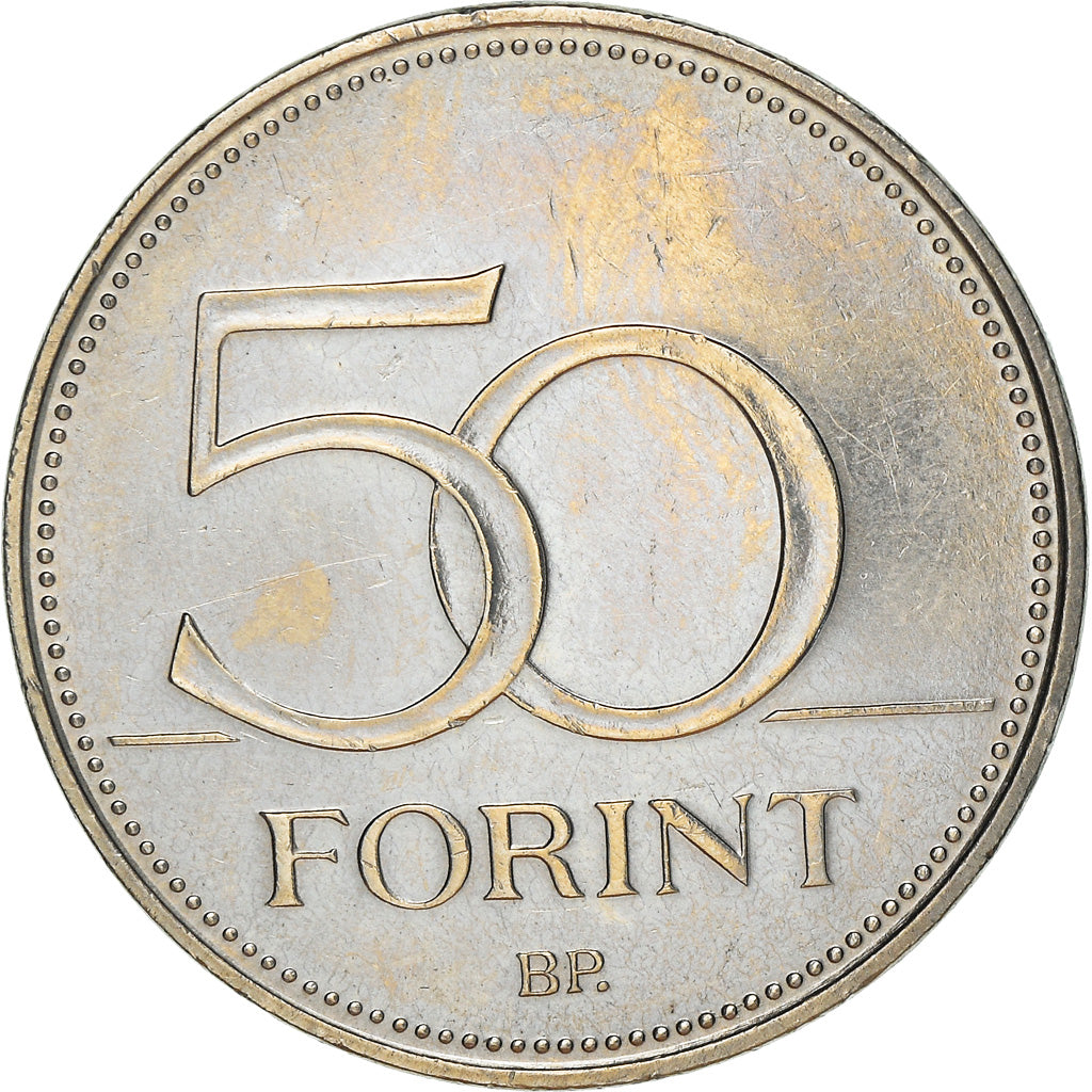 Münze, Ungarn, 50 Forint, 1995, Budapest, SS, Copper-nickel, KM:697