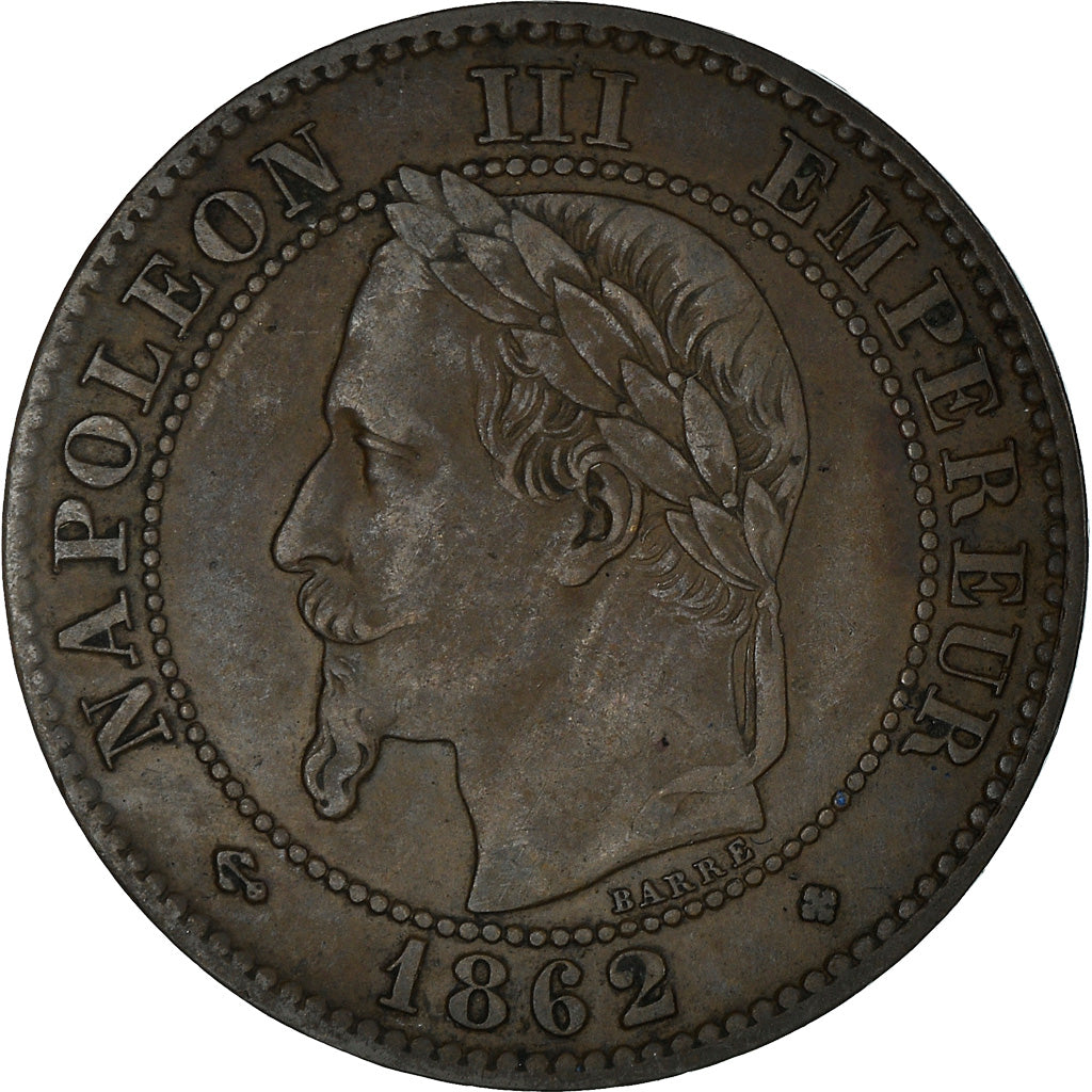 Coin, France, Napoleon III, Napoléon III, 2 Centimes, 1862, Strasbourg