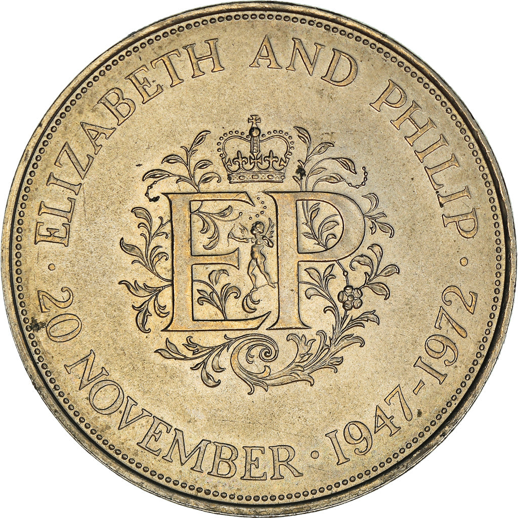 Münze, Großbritannien, Elizabeth II, 25 New Pence, 1972, VZ, Kupfer-Nickel