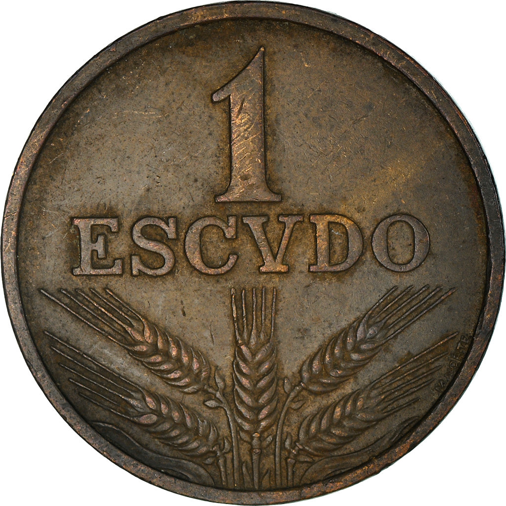 Moeda, Portugal, Escudo, 1969, AU(50-53), Bronze, KM:597