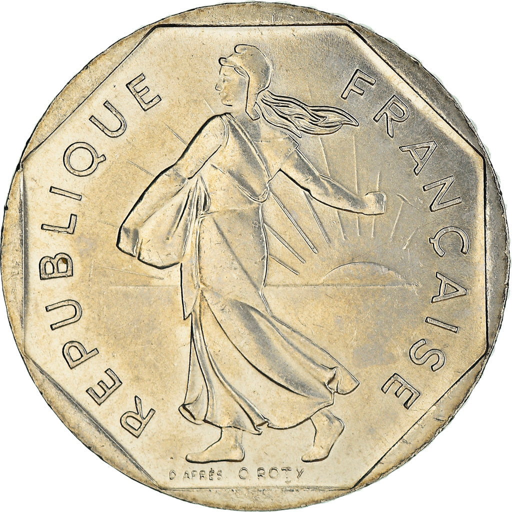 Coin, France, Semeuse, 2 Francs, 2000, Paris, MS(64), Nickel, KM:942.1