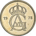 Coin, Sweden, Gustaf VI, 50 Öre, 1973, AU(50-53), Copper-nickel, KM:837