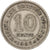 Coin, MALAYA & BRITISH BORNEO, 10 Cents, 1957, Heaton, EF(40-45), Copper-nickel