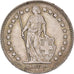 Moneda, Suiza, 1/2 Franc, 1951, Bern, MBC, Plata, KM:23