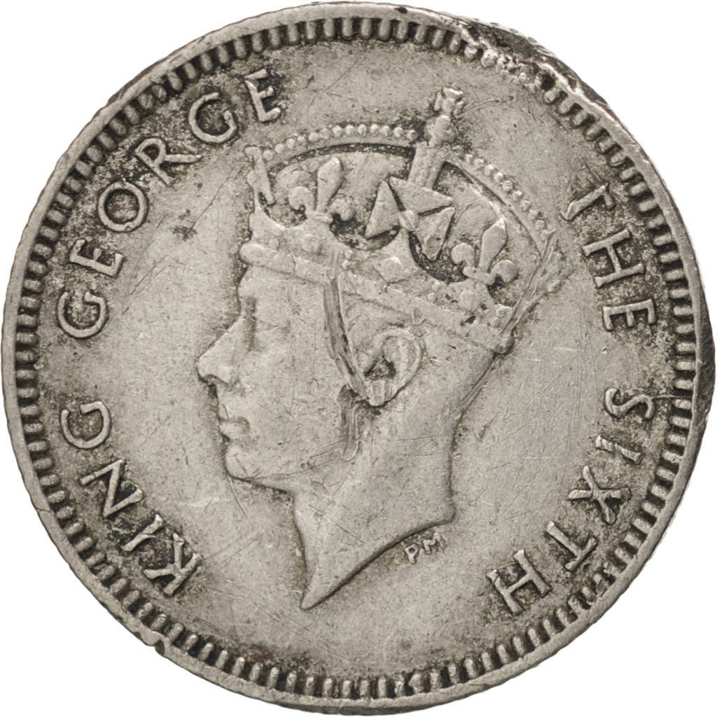 Coin, MALAYA, 5 Cents, 1948, VF(30-35), Copper-nickel, KM:7
