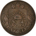 Coin, Latvia, 2 Santimi, 1932, EF(40-45), Bronze, KM:2