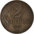 Munten, Letland, 2 Santimi, 1932, ZF, Bronzen, KM:2