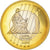 Malta, Euro, 2004, unofficial private coin, FDC, Bimetálico