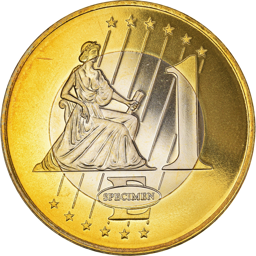 Poland, Euro, 2003, unofficial private coin, MS(64), Bi-Metallic