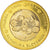Eslovénia, Euro, 2003, unofficial private coin, MS(63), Aço Cromado a Cobre