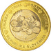 Slovenia, Euro, 2003, unofficial private coin, MS(63), Copper Plated Steel