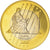 Słowenia, Euro, 2003, unofficial private coin, MS(63), Miedź platerowana