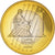 Estónia, Euro, 2003, unofficial private coin, MS(64), Aço Cromado a Cobre