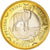 Chipre, Euro, 2003, unofficial private coin, MS(65-70), Aço Cromado a Cobre