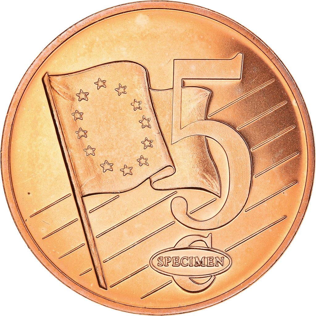 Bulgaria, Fantasy euro patterns, 5 Euro Cent, 2003, SC+, Cobre