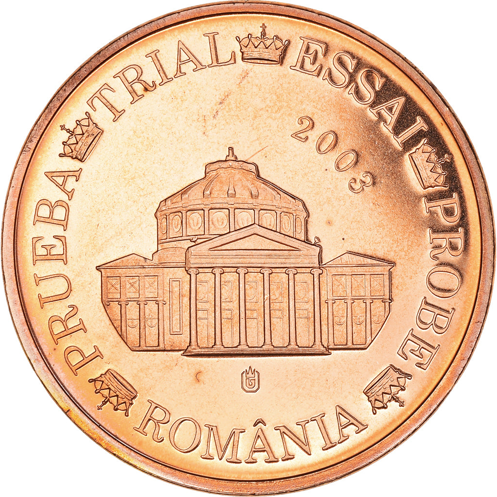 Roumanie, Fantasy euro patterns, 5 Euro Cent, 2003, SPL+, Cuivre