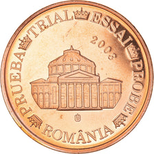 Romania, Fantasy euro patterns, 5 Euro Cent, 2003, MS(64), Copper