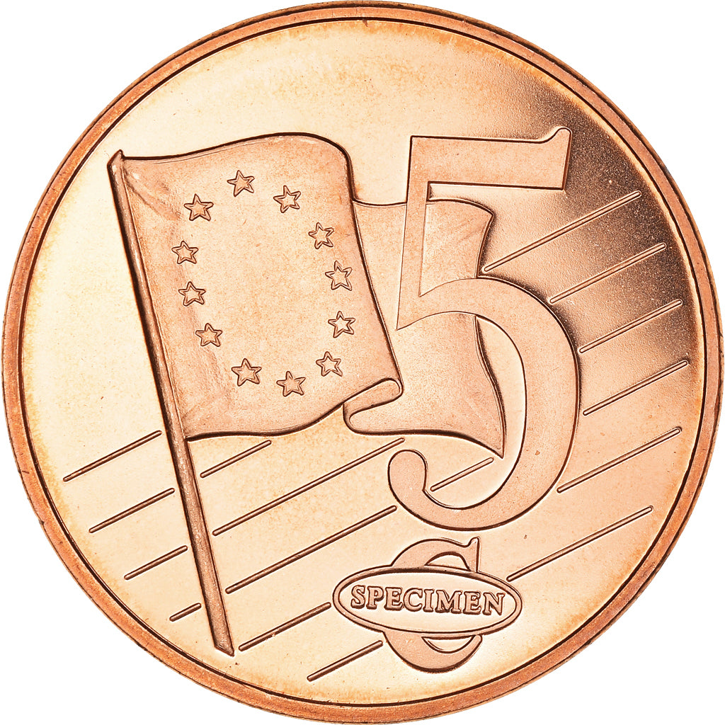 Roumanie, Fantasy euro patterns, 5 Euro Cent, 2003, SPL+, Cuivre