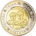 Lituania, Fantasy euro patterns, 2 Euro, 2003, FDC, Bimetálico