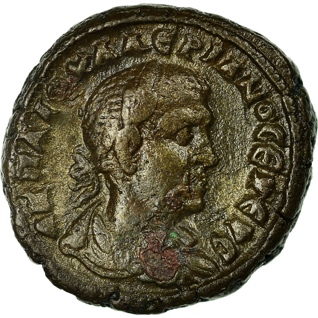 Coin, Valerian I, Tetradrachm, Alexandria, AU(50-53), Billon
