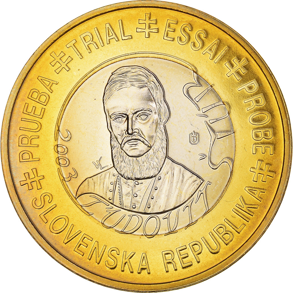 Slovakia, Fantasy euro patterns, Euro, 2003, MS(65-70), Copper