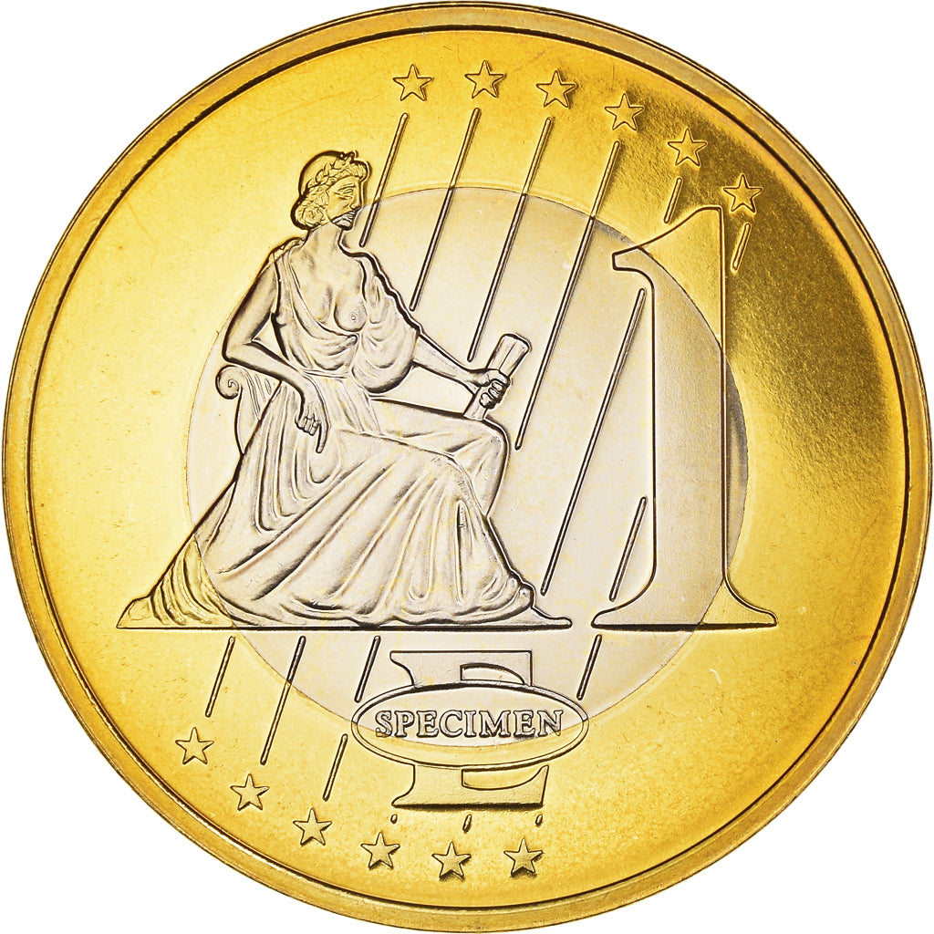 Slovakia, Fantasy euro patterns, Euro, 2003, MS(65-70), Copper