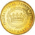 Dinamarca, 10 Euro Cent, 2002, unofficial private coin, MS(64), Aço Cromado a