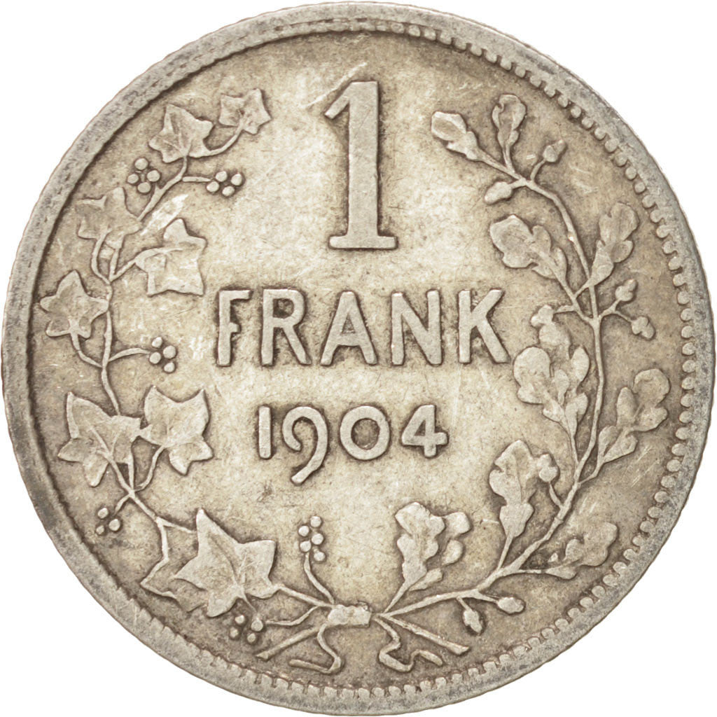 Coin, Belgium, Franc, 1904, VF(30-35), Silver, KM:57.1
