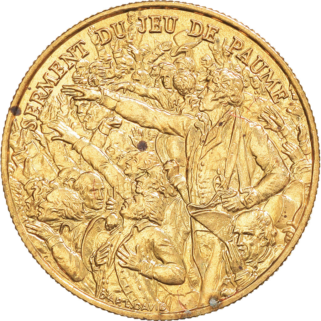 Francja, Medal, Révolution Française, Serment du Jeu de Paume, Historia, 1989