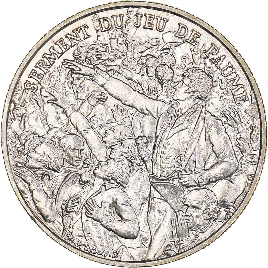 Francia, medalla, Révolution Française, Serment du Jeu de Paume, 1989, EBC