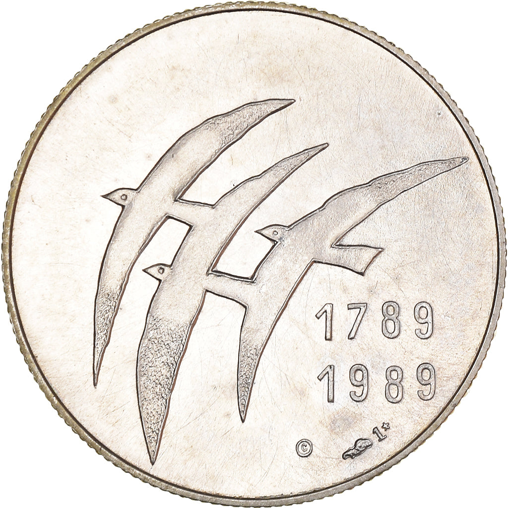 Francia, medalla, Révolution Française, Serment du Jeu de Paume, 1989, EBC
