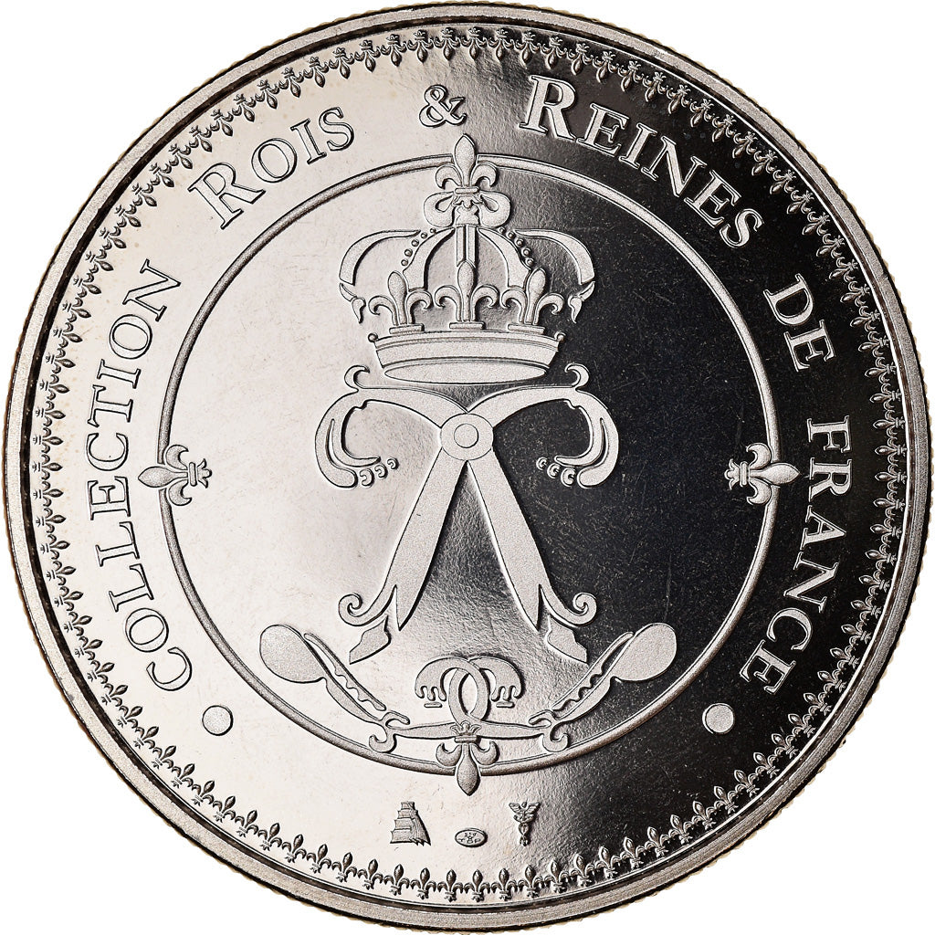 France, Medal, Les Rois de France, Charles X, History, MS(65-70), Copper-nickel