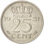 Münze, Niederlande, Juliana, 25 Cents, 1951, VZ, Nickel, KM:183