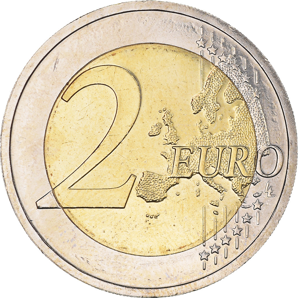 Germany, 2 Euro, Niedersachsen, 2014, Munich, Colourized, MS(63), Bi-Metallic