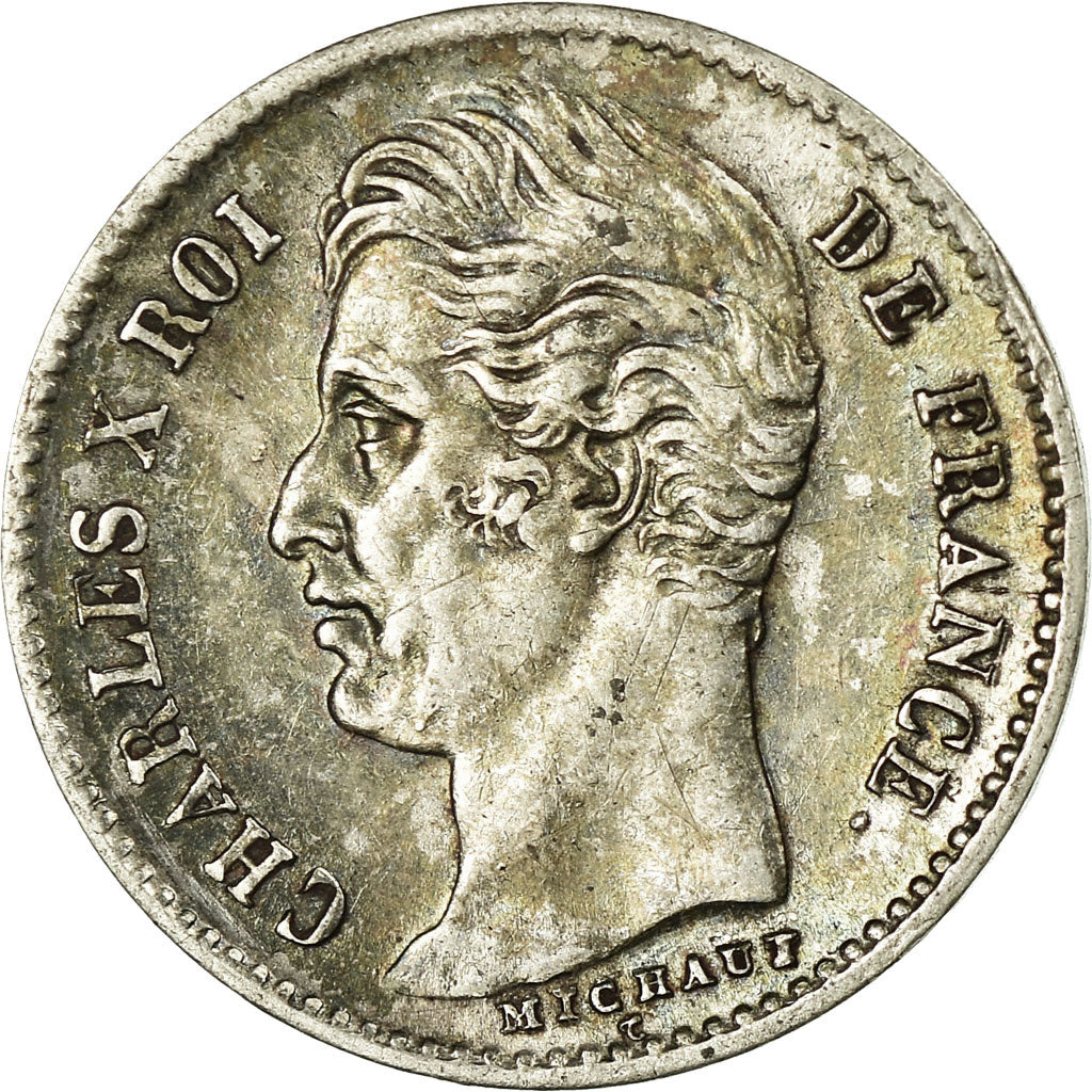Moneda, Francia, Charles X, 1/4 Franc, 1829, Lille, EBC, Plata, KM:722.12