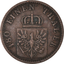 Coin, German States, PRUSSIA, Wilhelm I, 2 Pfennig, 1867, Dresde, EF(40-45)
