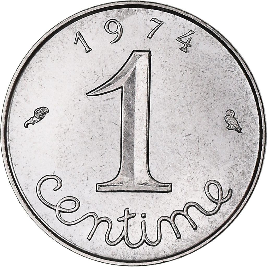 Moneta, Francia, Épi, Centime, 1974, Paris, FDC, FDC, Acciaio inossidabile