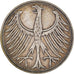 Coin, GERMANY - FEDERAL REPUBLIC, 5 Mark, 1951, Stuttgart, EF(40-45), Silver