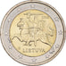 Lituania, 2 Euro, 2015, EBC+, Bimetálico