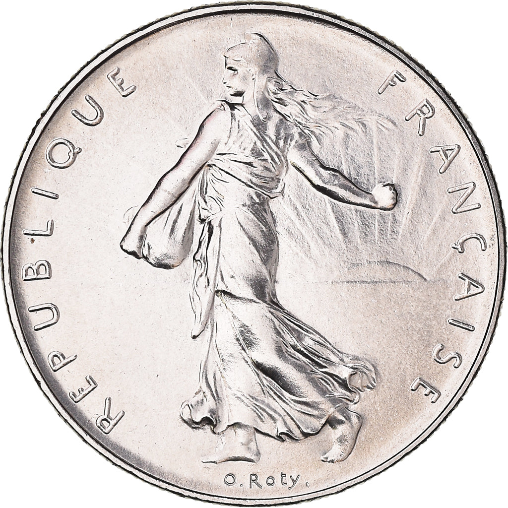 Coin, France, Semeuse, Franc, 1974, Paris, FDC, MS(65-70), Nickel, KM:925.1
