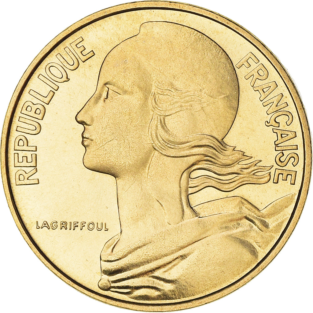 Coin, France, Marianne, 10 Centimes, 1974, Paris, FDC, MS(65-70)