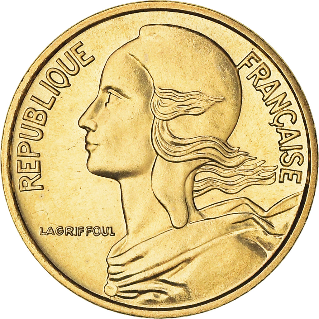 Coin, France, Marianne, 5 Centimes, 1974, Paris, FDC, MS(65-70)