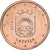 Latvia, 2 Euro Cent, 2014, Stuttgart, AU(50-53), Copper Plated Steel, KM:151